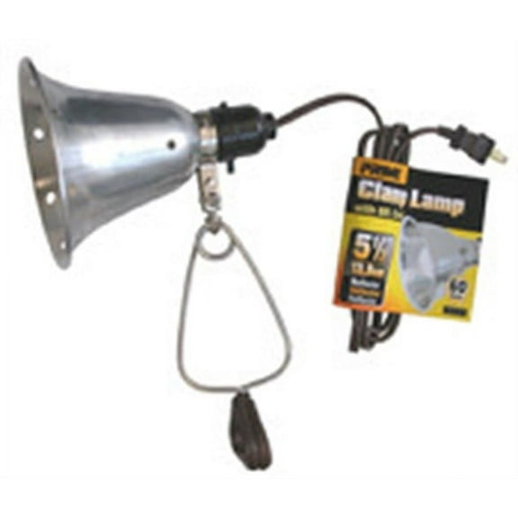 Prime CL060506B 6' 18/2 SPT-2 60W 5.5" Clamp Lamp