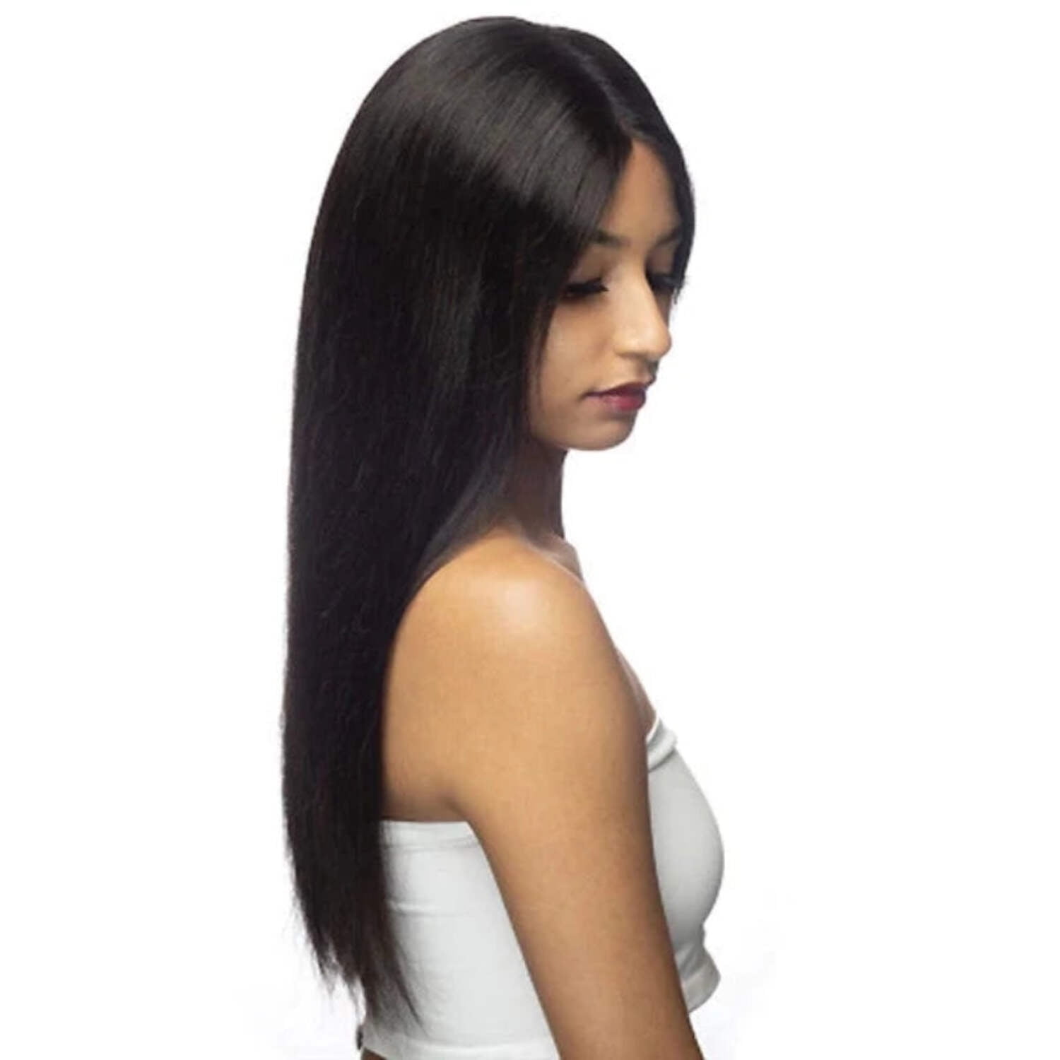 Prime Collection 100% Virgin Human Hair HD Swiss Lace Wig- 24" Inches