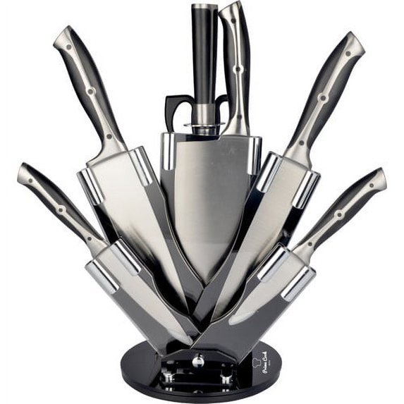 Prime Cook 8 Piece Kitchen Knife Set with Cleaver