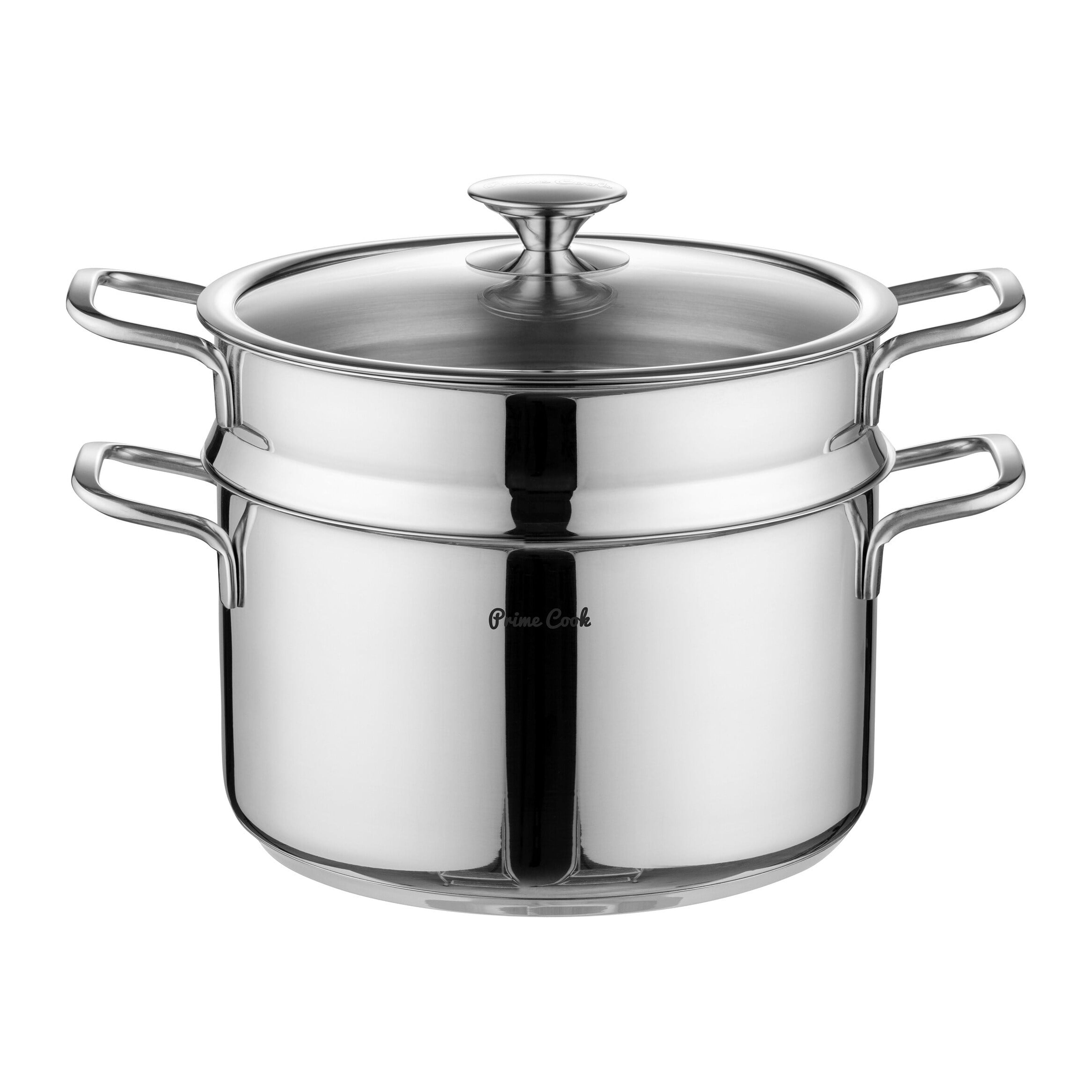 9.0 QT Stainless Steel Steamer Pot with Basket Insert
