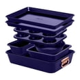 thumbnail image 1 of Prime Cuisine Nonstick Ceramic Bakeware Set – 8 Piece Baking Pans Set, Oven Safe to 450°F, Includes Muffin Pans, Cookie Sheets, Loaf, Roaster, Round & Square Pans, BPA-Free, 1 of 6