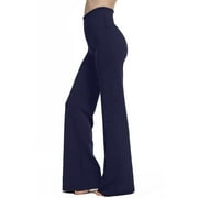 Prime Day Deals Today 2023Yourumao Palazzo Pants for Women Women's Stretchy Wide Leg Palazzo Lounge Pants Casual Comfy High Waist Palazzo Pants