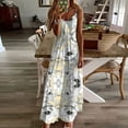 thumbnail image 1 of GaThRRgYP Wedding Guest Dresses for Women,Summer Dresses for Women Print Sleeveless Round Neck Dress Casual Dresses, 1 of 5
