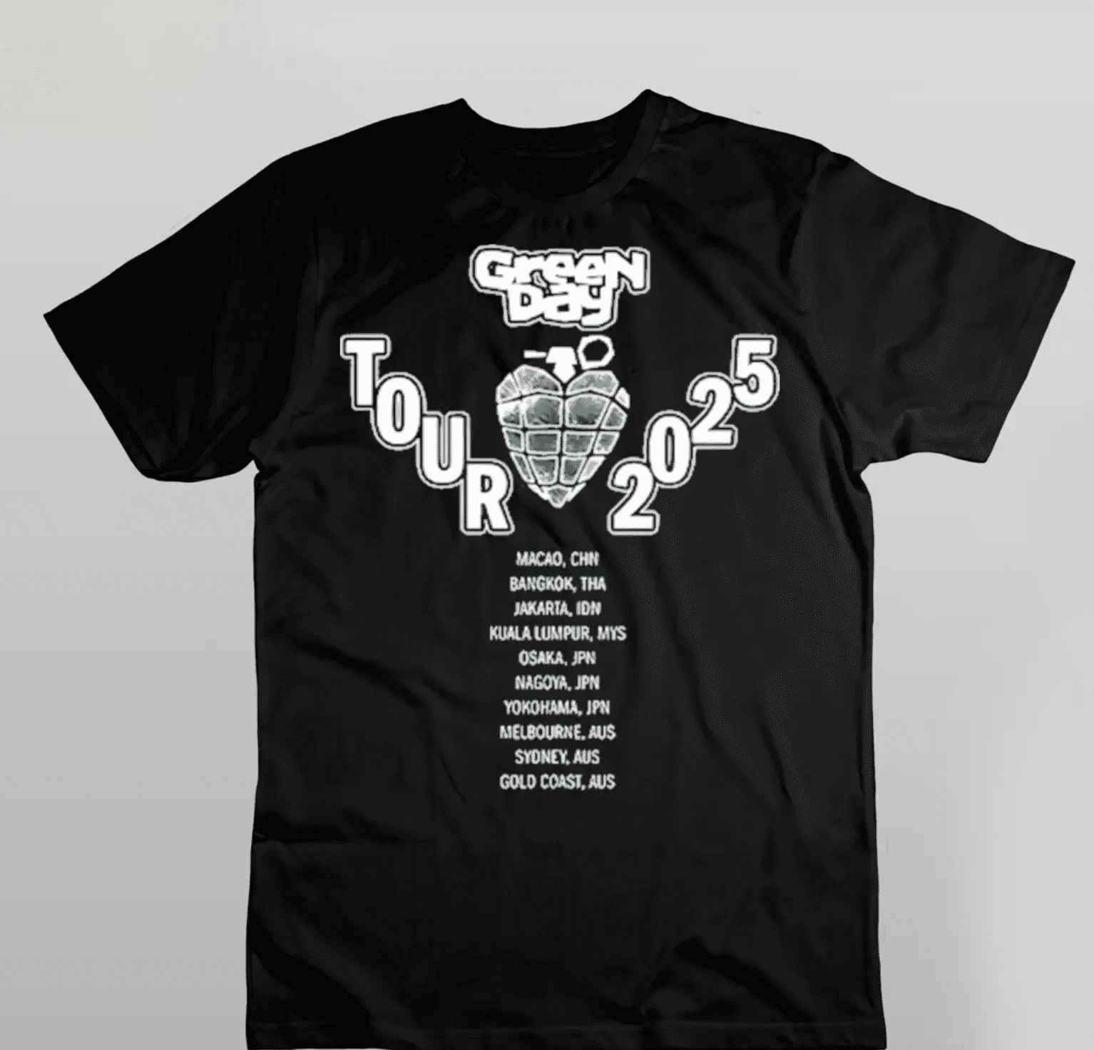 Prime Delica Green Tee Day Asia & Australia Tour 2025 TShirt for Fans