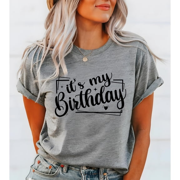 Prime Delica It's My Birthday T-Shirt: Lightweight Cotton Birthday Girl Tee