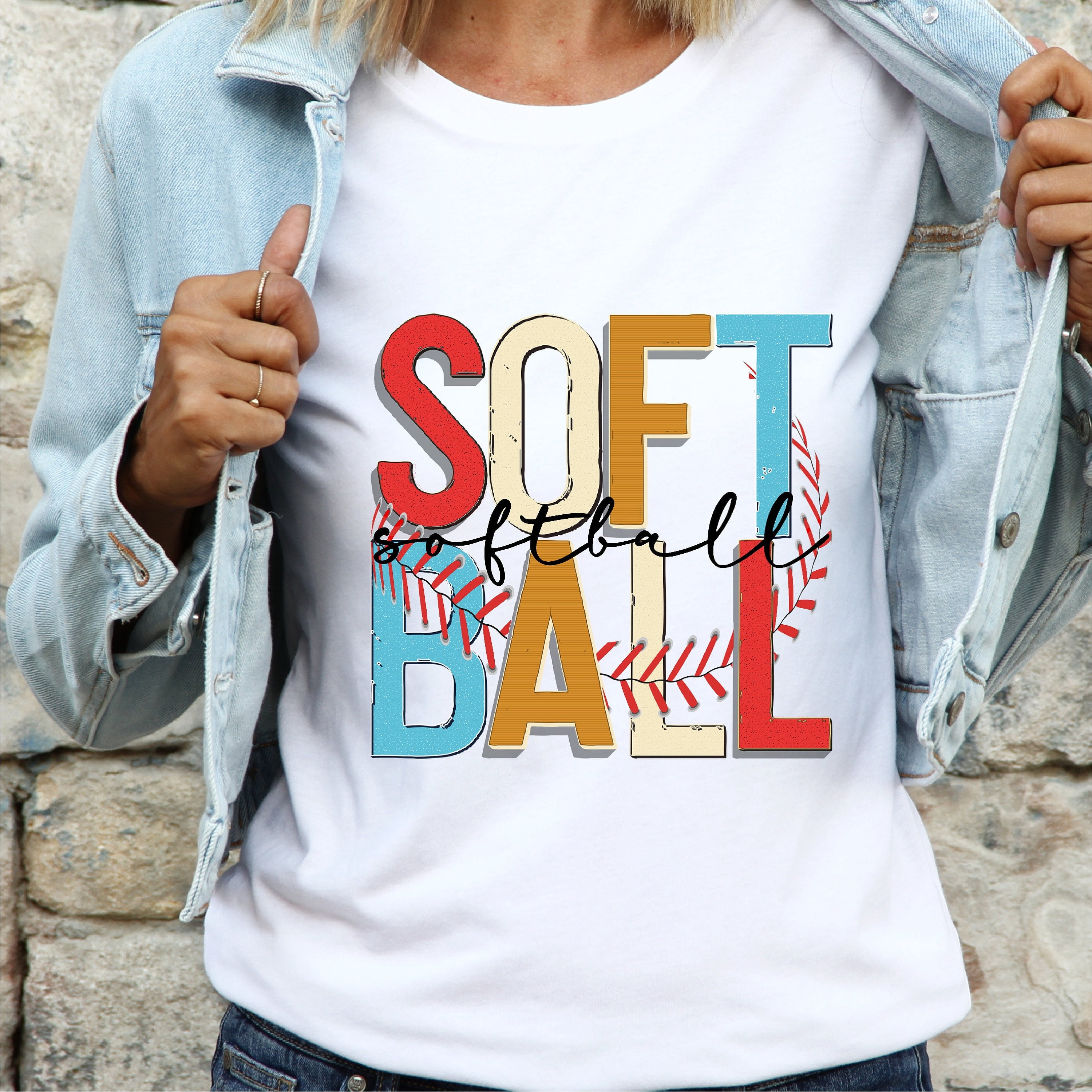 Prime Delica Retro Softball ready to press transfer, Heat press transfer, image transfer, Softball mom, Softball transfer, printing