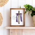 thumbnail image 1 of Prime Delica St Catherine of Siena Quote Wall Art Purple Cross Quote Print Crucifix Catholic Decor Catholic Lent Print Lent Decor Art, 1 of 3