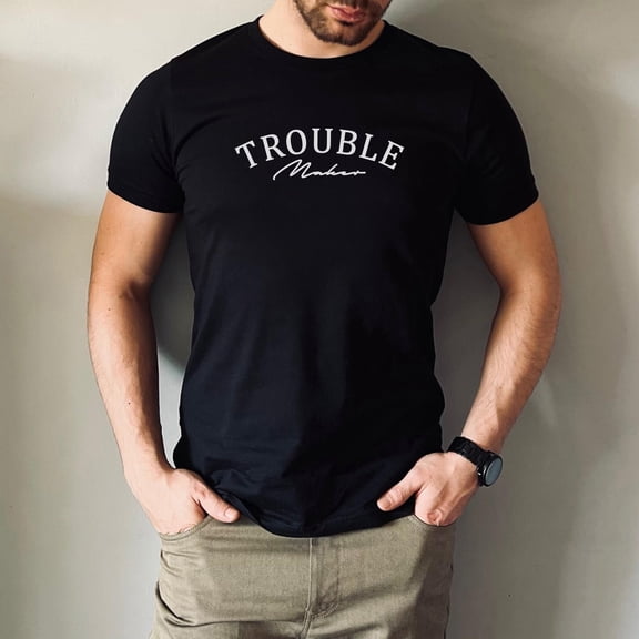 Prime Delica Trouble Shirt, Trouble Follows Tee, Best Friend TShirt, Apparently Trouble, Shirt, When We Are Together, Out of Trouble Tee