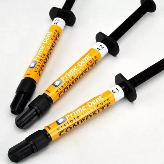 Prime Dental Flowable Light Cure Dental Composite Syringe Kit ASSORTED Shades