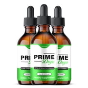 Prime Drops, High Potency Liquid Supplement, All Natural Formula for Men Prime Drops, 3 Months Supply 3 Pack