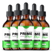 Prime Drops, High Potency Liquid Supplement, All Natural Formula for Men Prime Drops, 5 Months Supply 5 Pack