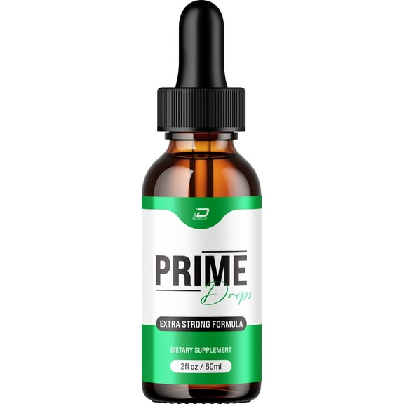 Prime Drops Liquid Drops PrimeDrops Drops Extra Strength Natural Blend Healthy Organic Support, 1 Pack, 1 Month Supply
