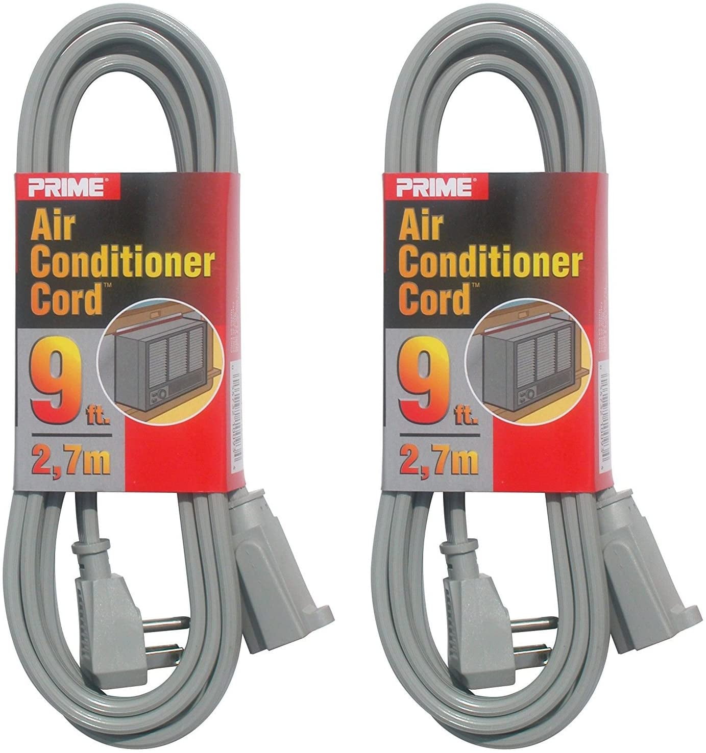 Prime EC680509L Air Conditioner/Major Appliance Extension Cord Gray