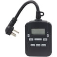 thumbnail image 1 of Prime EZ-Set 15A 125V 1875W Black Digital Outdoor Timer TNODP23, 1 of 2