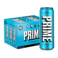 thumbnail image 1 of Prime Energy Drink "Blue Raspberry," Naturally Flavored, 200Mg Caffeine, Zero Sugar, 300Mg Electrolytes, Vegan, 12 Fl Oz Per Can (Pack Of 12), 1 of 3