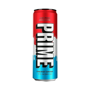 Prime Sugar Free Energy Drink, Ice Pop, 12 fl oz, Can, 200mg Caffeine