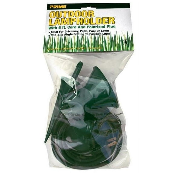 Prime FLH10506 Green Floodlight Holder- 6 ft.