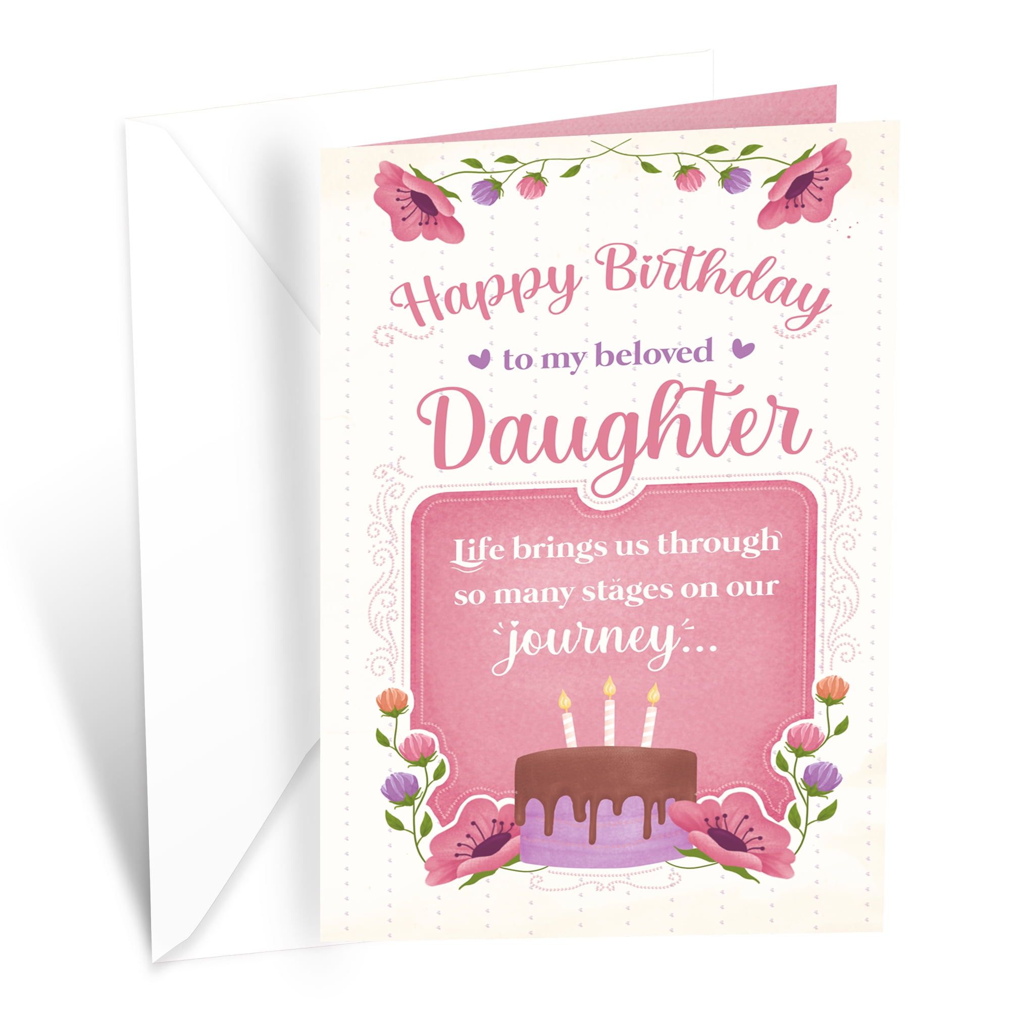 Prime Greetings Christmas Card For Niece - Made In USA, Eco-Friendly 5" X 7.75" Card Stock With Envelope, Packaged In Protective Mailer