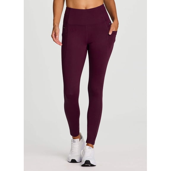 RBX Active Women's Full Length High Waist Fleece Lined Leggings with Pockets