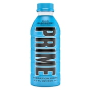 Prime Hydration Sports Drink, Blue Raspberry, 16.9 fl oz, Bottle