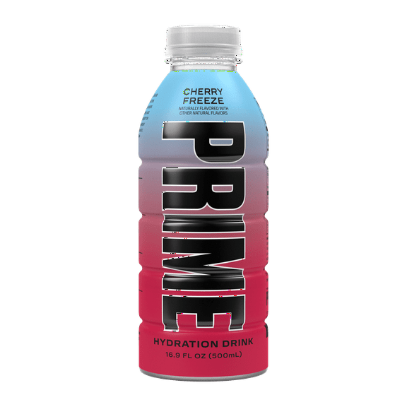 Prime Hydration Drink, Cherry Freeze, 16.9 fl oz, (Pack of 6)