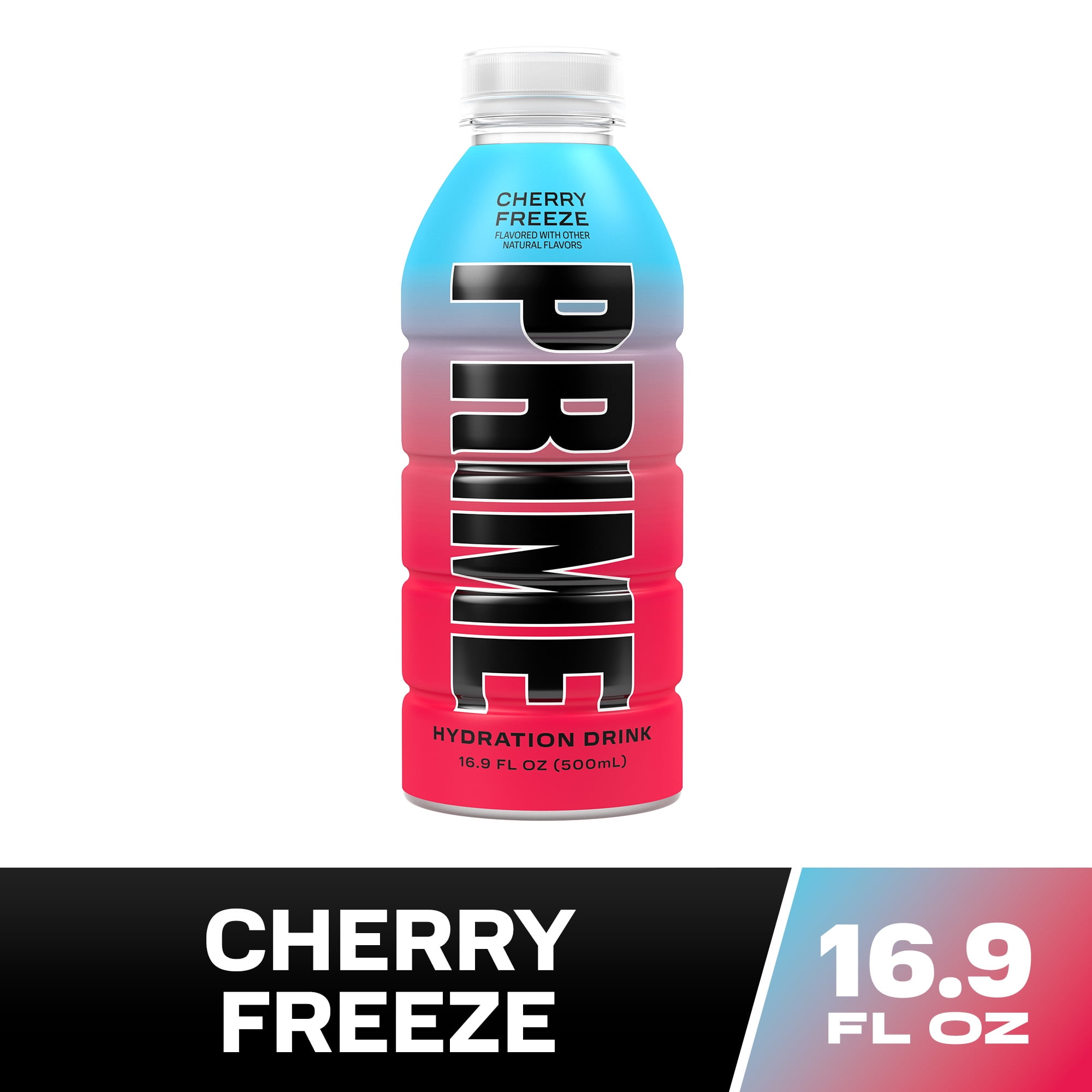 Prime Hydration Sports Drink, Cherry Freeze, 16.9 fl oz, Bottle