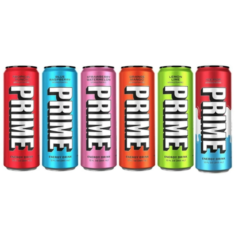 Prime Hydration Drink Energy Cans 6 Flavor Variety Sampler Pack - 200mg Caffeine, Zero Sugar, 300mg Electrolytes, Vegan - 12 Fl Oz Cans Prime Hydration Drink Energy Cans 6 Flavor Variety Sampler Pack - 200mg Caffeine, Zero Sugar, 300mg Electrolytes, Vegan - 12 Fl Oz Cans