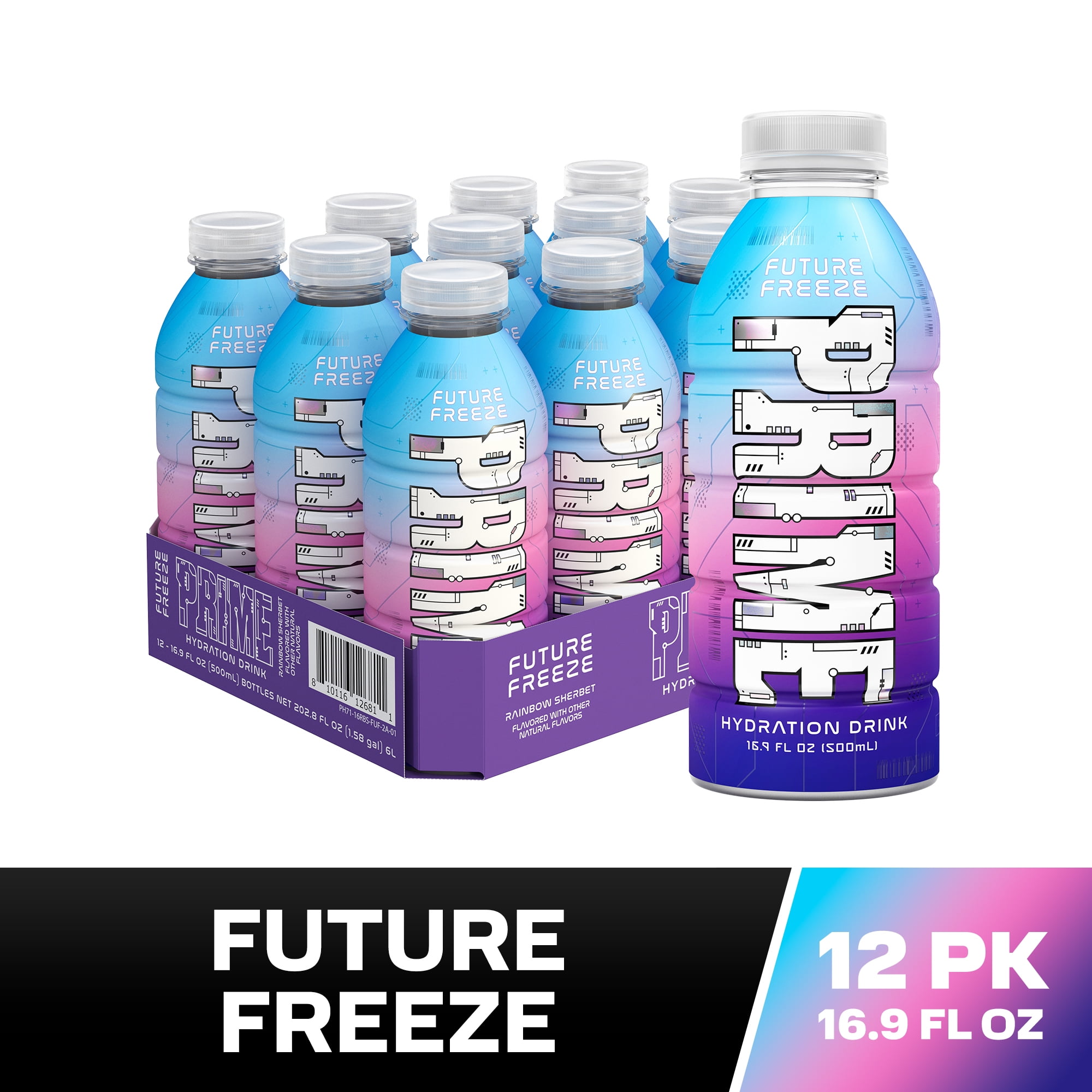 Prime Hydration Drink, Future Freeze 16.9oz 12pk Bottles (12 Bottles)