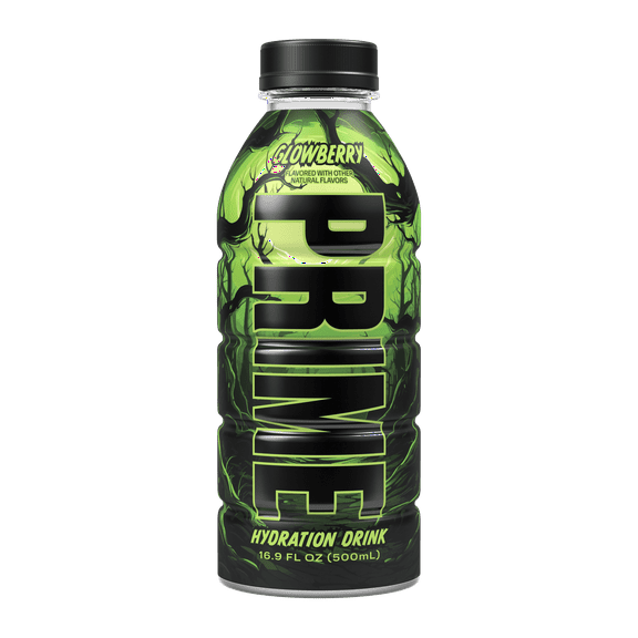 Prime Hydration Drink Glowberry 16 fl oz, (Pack of 8)
