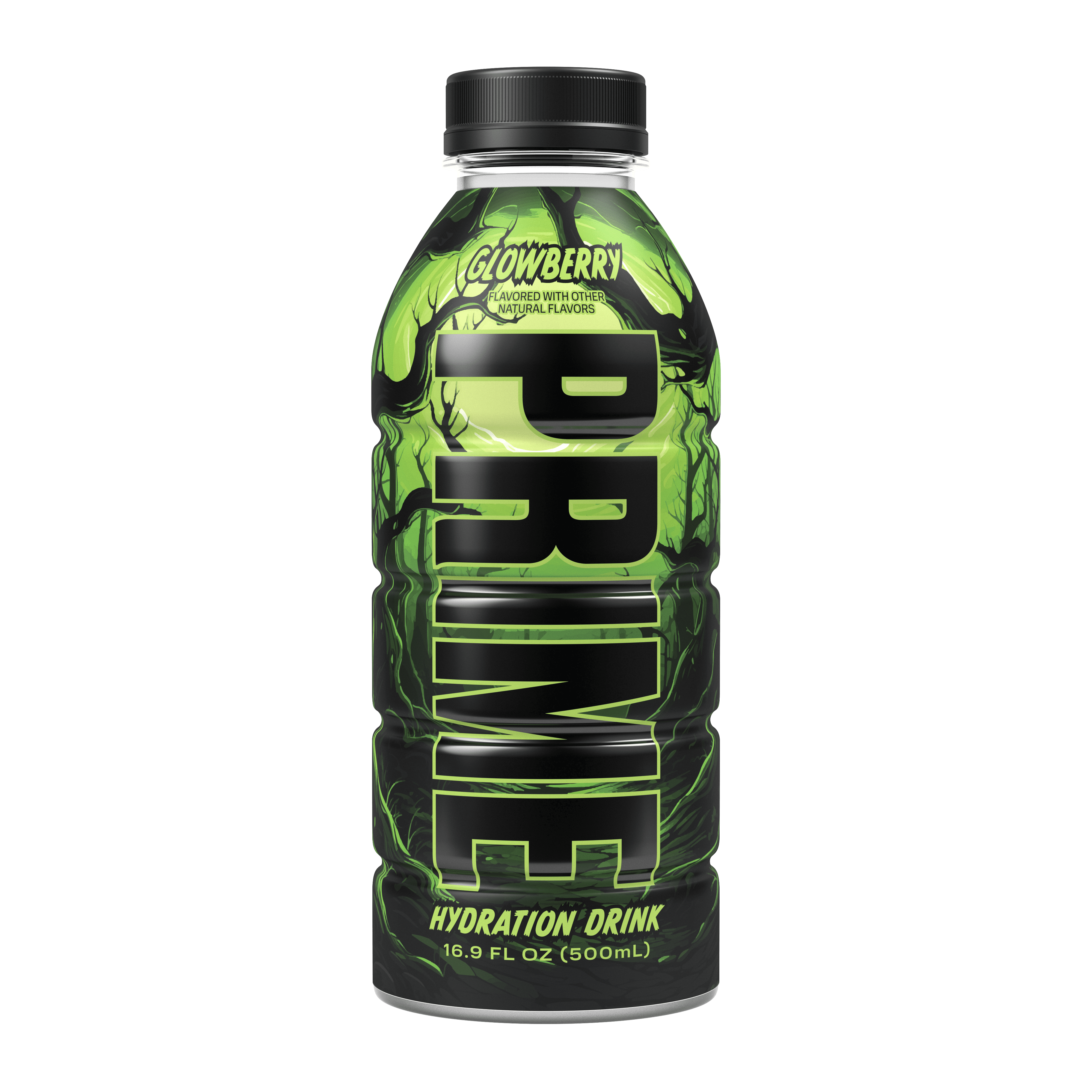 Prime Hydration Sports Drink, Glowberry, 16.9 fl oz, Bottle