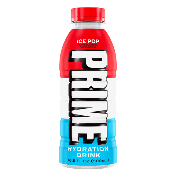 Prime Hydration Sports Drink, Ice Pop, 16.9 fl oz, Bottle
