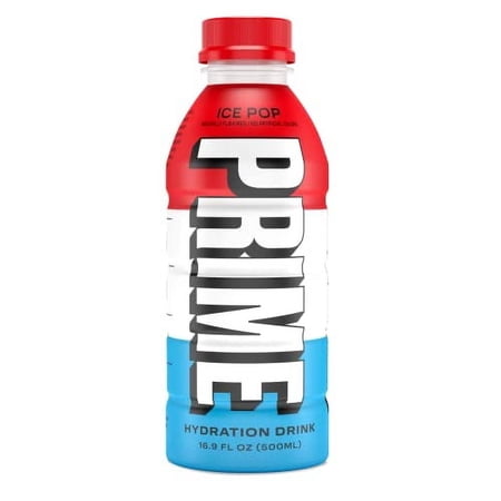 Prime Hydration Sports Drink, Ice Pop, 16.9 fl oz, Bottle