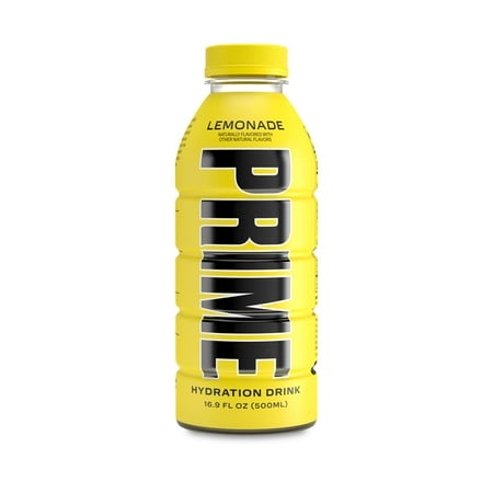 Prime Hydration Sports Drink, Lemonade, 16.9 fl oz, Bottle