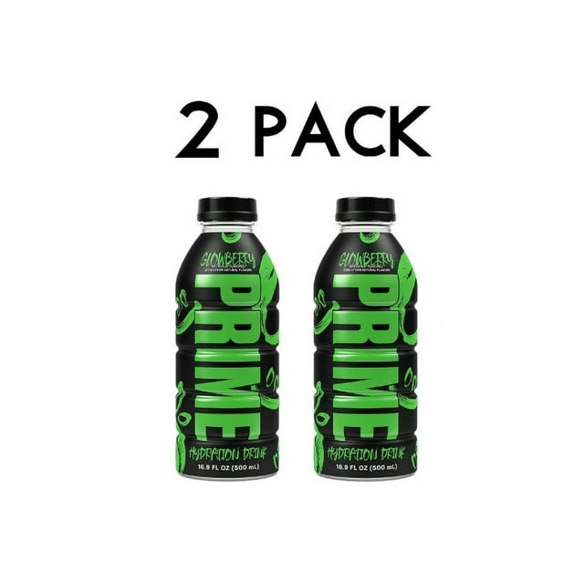 Prime Hydration Drink, Limited Edition Glowberry, (2 Pack), 16.9 fl