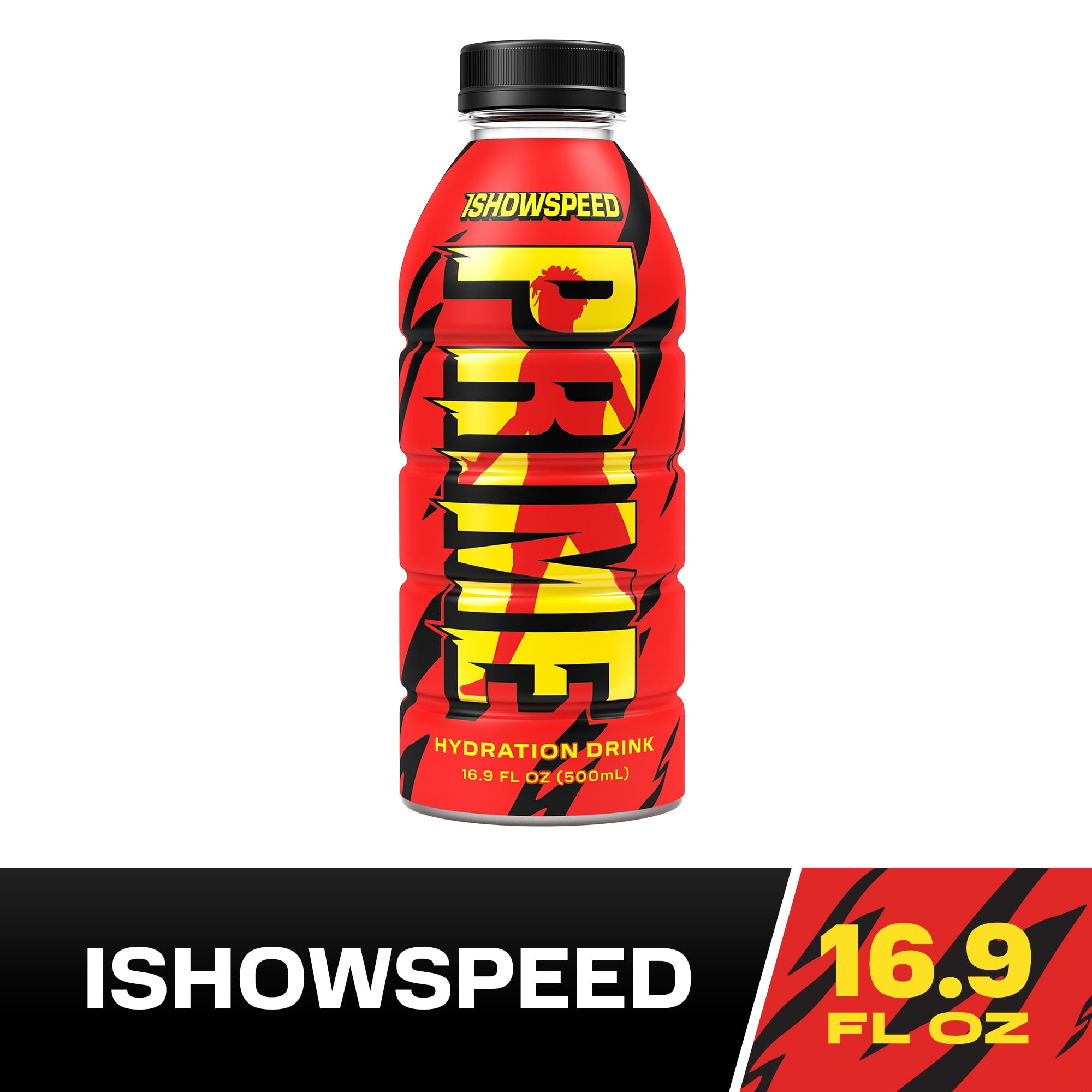Prime Hydration Sports Drink, Ishowspeed, 16.9 fl oz, Bottle