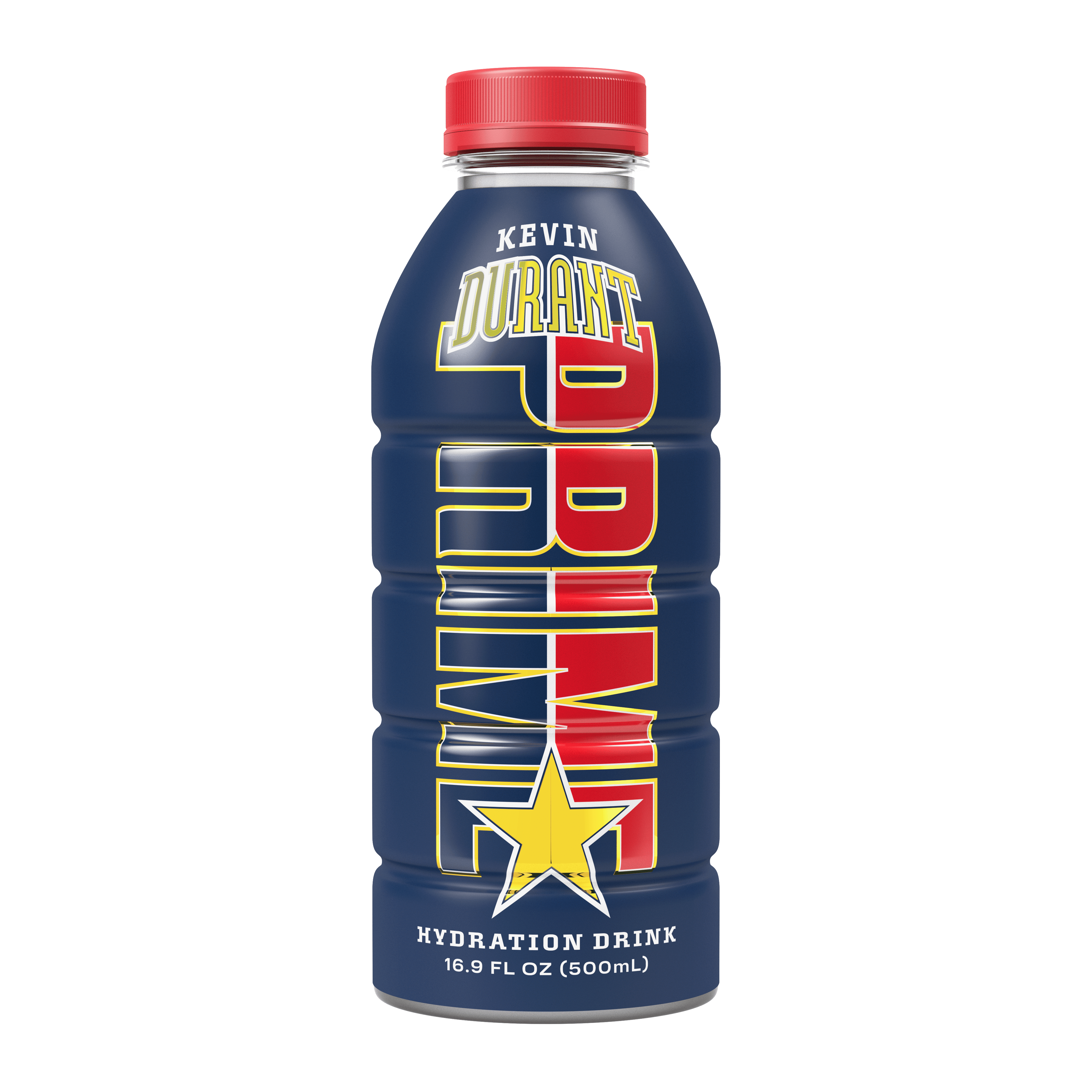 Prime Hydration Drink, New Special Edition KEVIN DURANT Bottle, 16.9oz (1 Bottle)