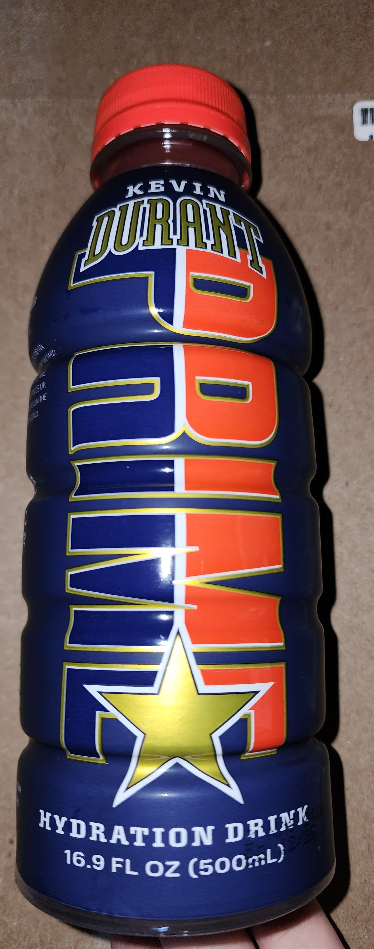 Prime Hydration Drink, New Special Edition KEVIN DURANT USA OLYMPICS Bottle, 16.9oz (1 Bottle)