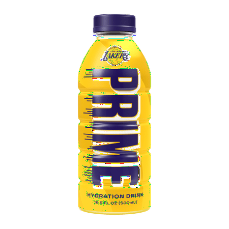 Prime Hydration Drink, New Special Edition LA LAKERS Bottle, 16.9oz (1 Bottle)