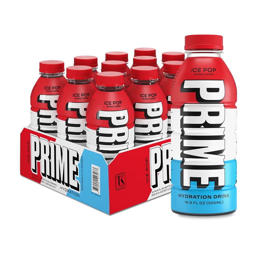 PRIME Hydration ICE POP Sports Drinks Electrolyte Enhanced for