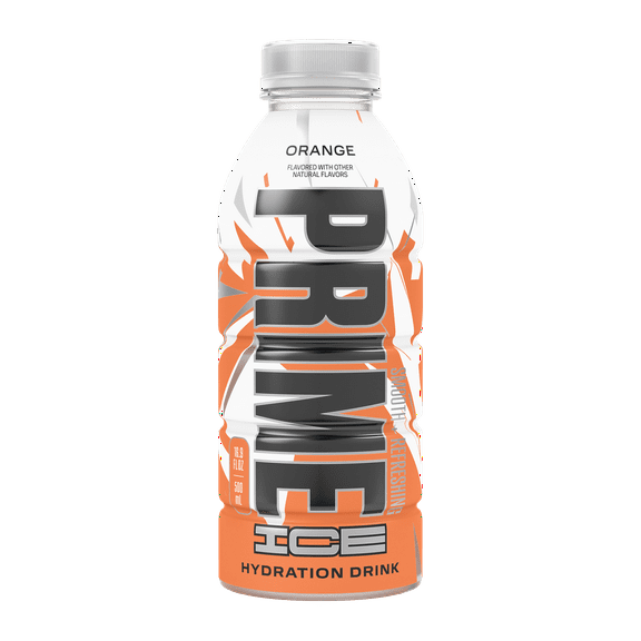 Prime Ice Hydration Sports Drink, Orange, 16.9 fl oz, Bottle