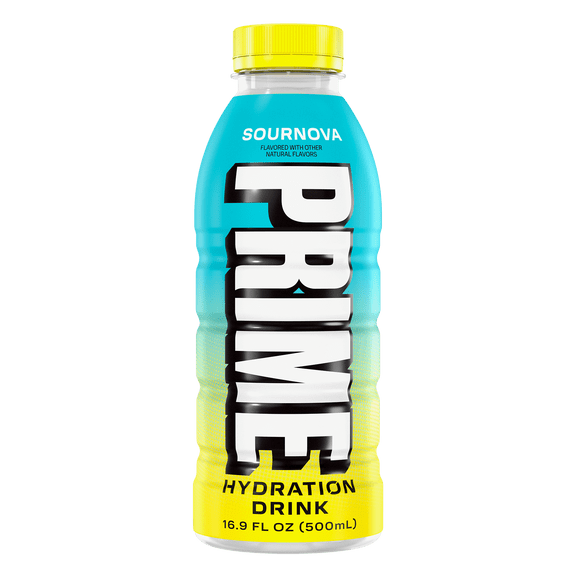 Prime Hydration Sports Drink, Sournova, 16.9 fl oz Bottle