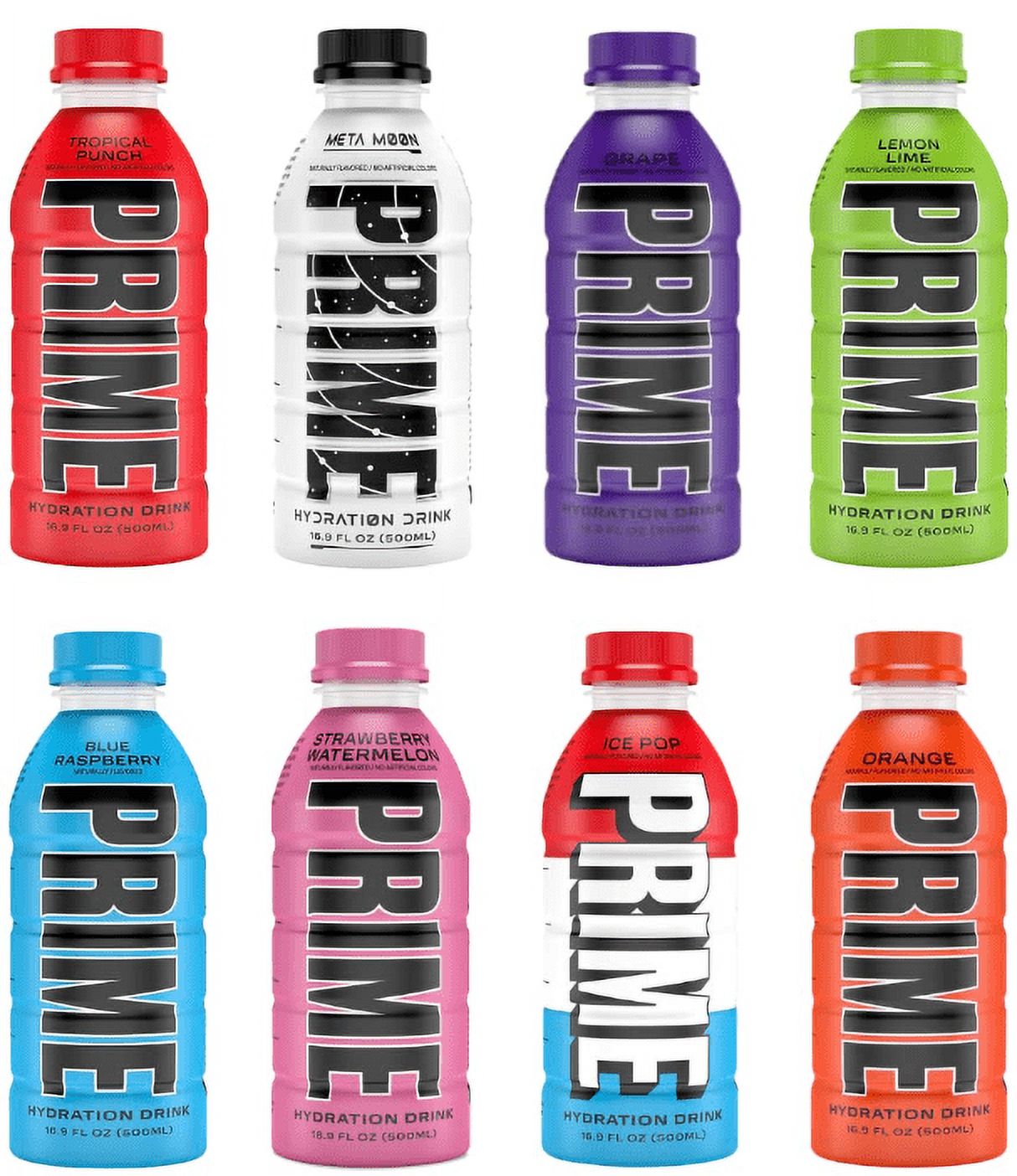 Prime Hydration Low Sugar Healthy Calorie Sports Drink 8 Flavors 