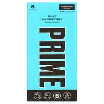 Prime Hydration Stick Pack, Blue Raspberry, 9.49g, 6 Count