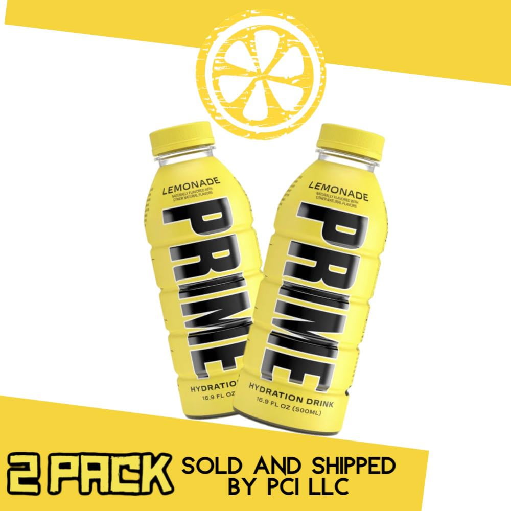 Prime Hydration with BCAA Blend for Muscle Recovery 2 Pack Lemonade