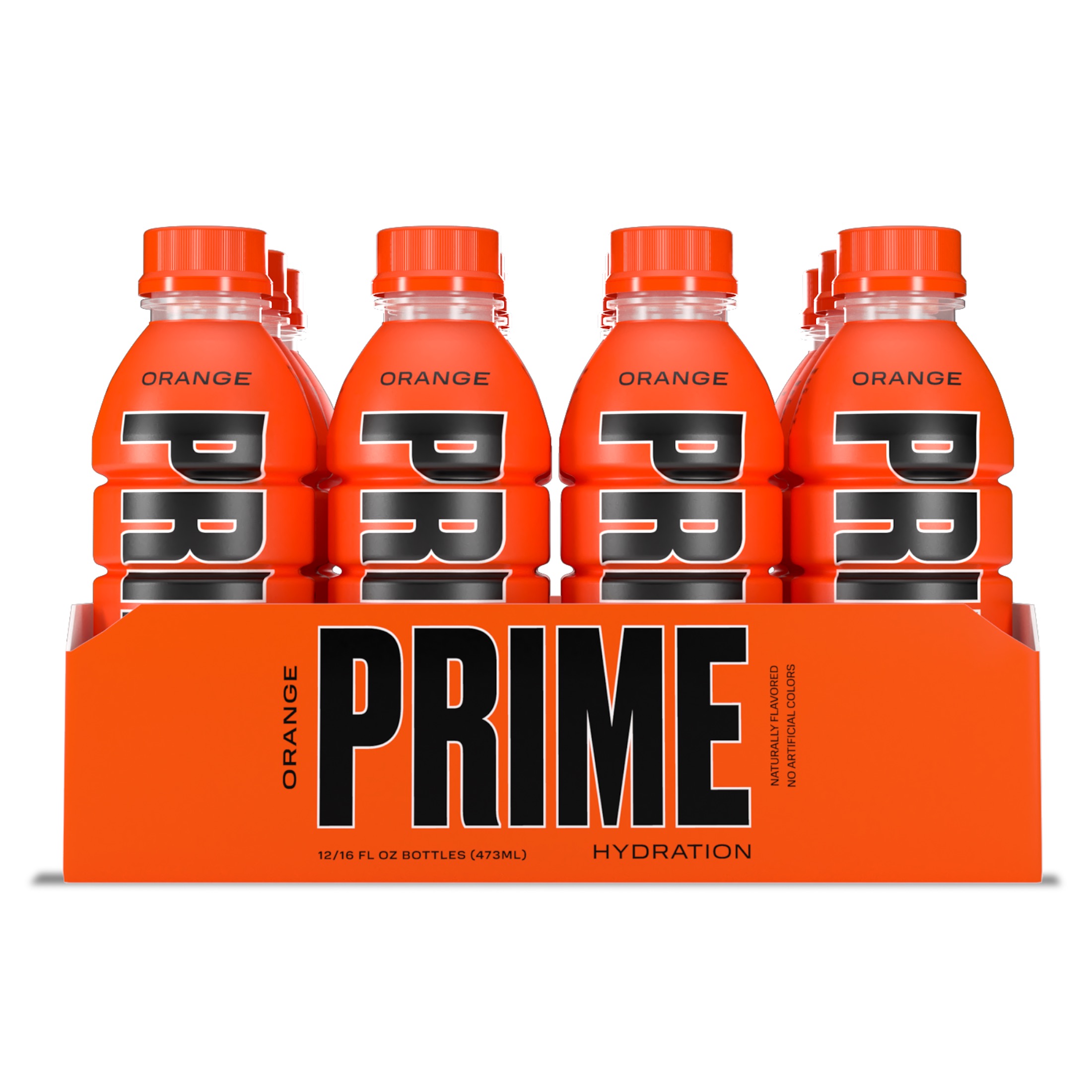 Prime Hydration with BCAA Blend for Muscle Recovery Orange (12 Drinks, 16 Fl Oz. Each) - image 1 of 4