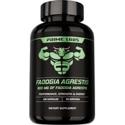 Prime Labs Fadogia Agrestis for Men - 600mg per Serving - Promotes Performance, Strength, Energy - Non-GMO, Third-Party Tested, Made in The USA - 180 Capsules / 90-Day Supply