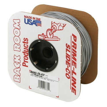 Prime-Line 0.155 In. Dia. x 500 Ft. L. Gray Vinyl Screen Retainer Spline