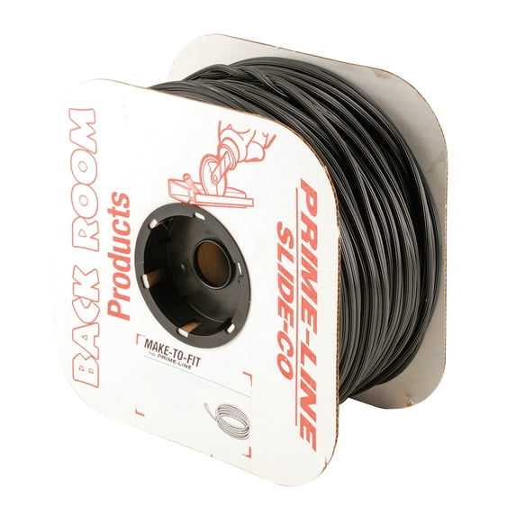 0.165 in. x 500 ft. Roll Black Spline