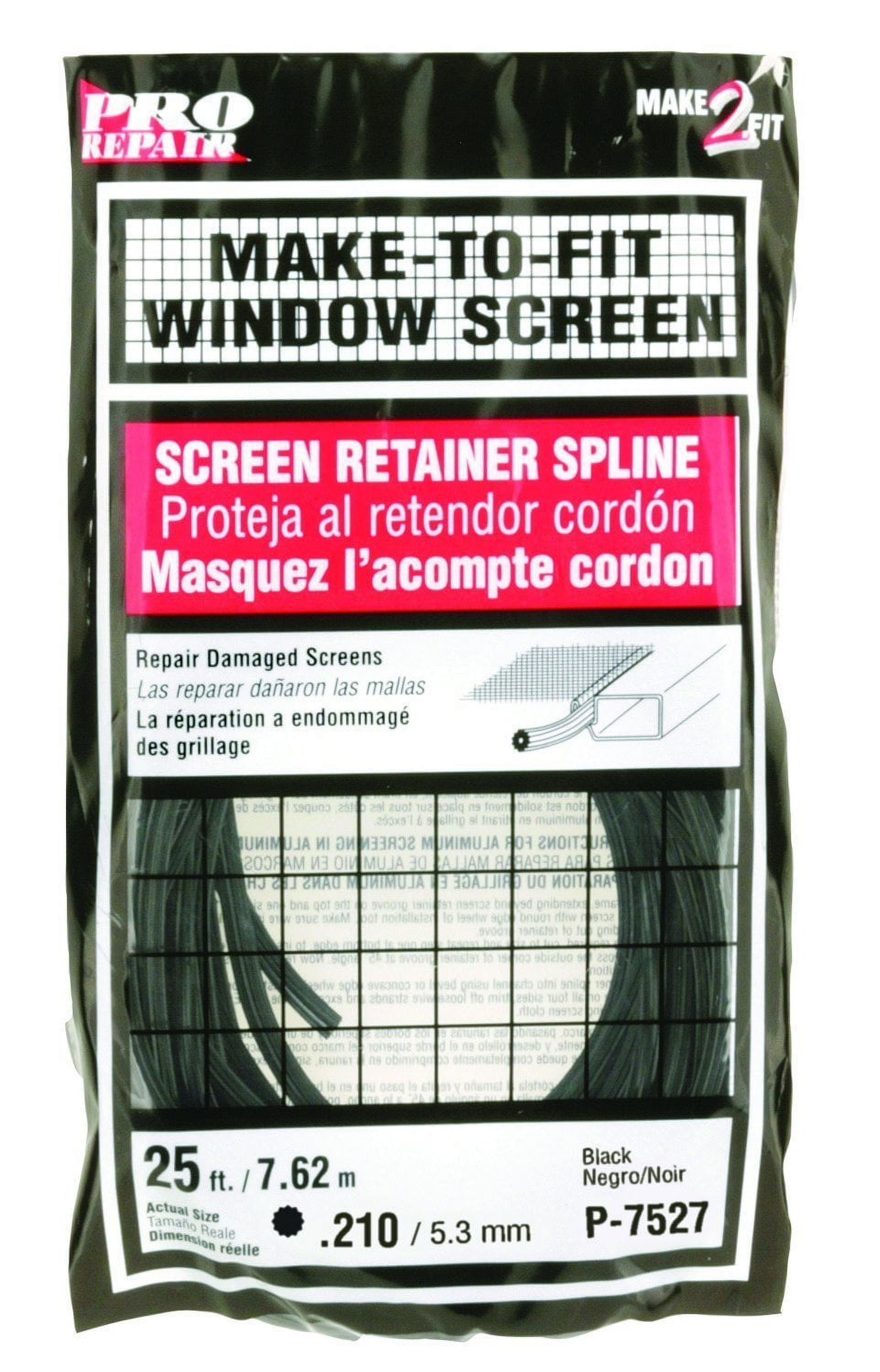 Prime-Line 0.14 in. D X 300 in. L Screen Spline Prime-Line 0.14 in. D X 300 in. L Screen Spline