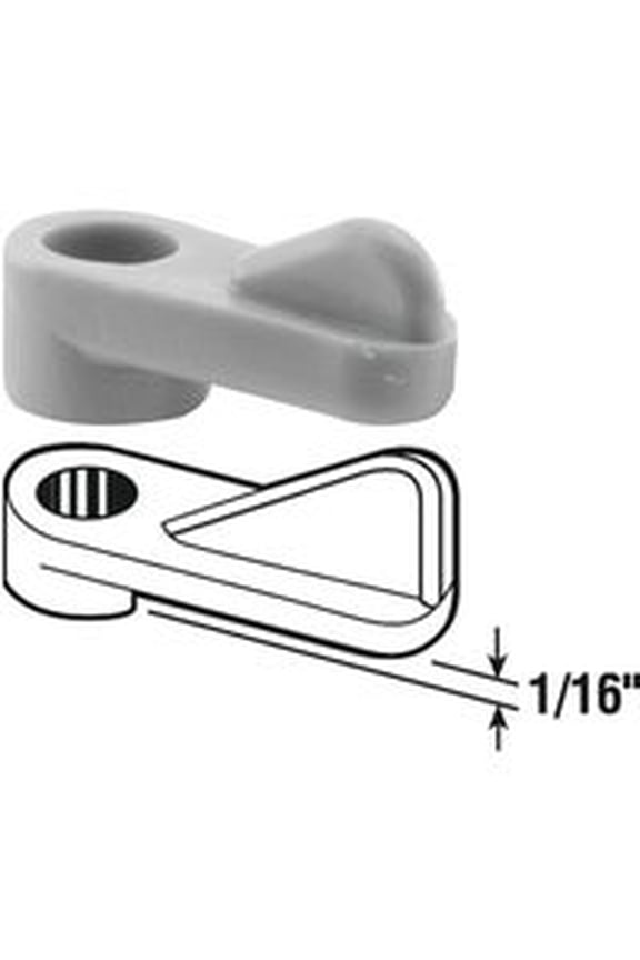1/16 in. Gray Plastic Window Screen Clip (8-pack)